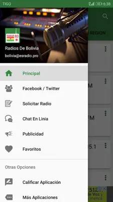 Radios De Bolivia android App screenshot 3